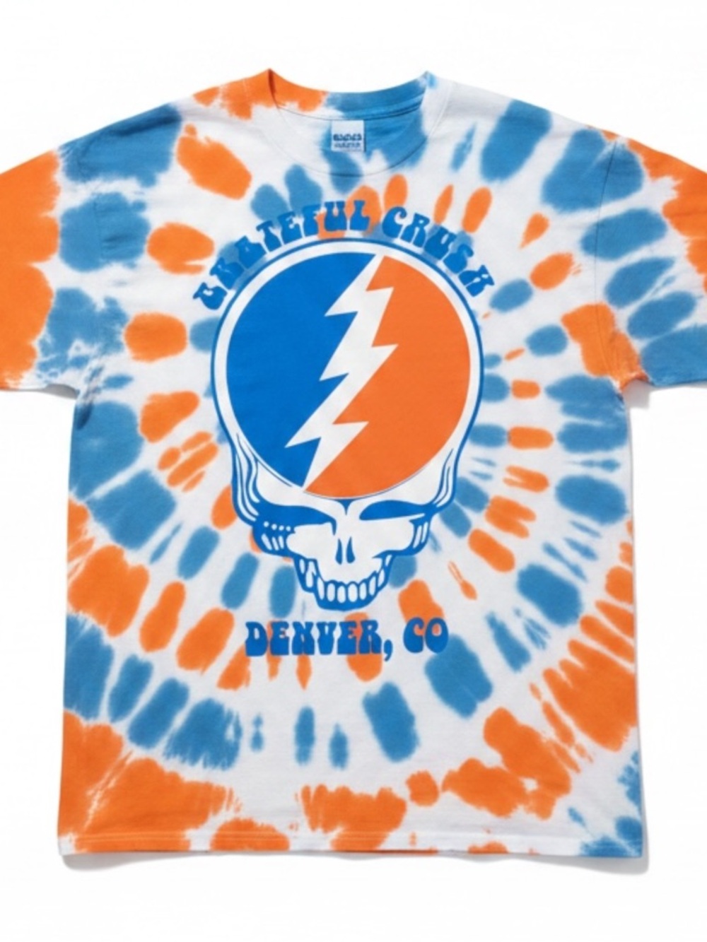 Grateful Dead Orange Crush Tie Dye T Denver Broncos Men’s M - Picture 7 of 7